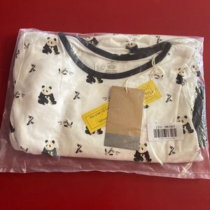 NWT Kyte Baby Black & White Zen Pajamas